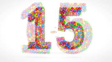 Learn Number 15 on 3d Color Balls | Sparta Pop Out Effects (sponsored by preview2effects)