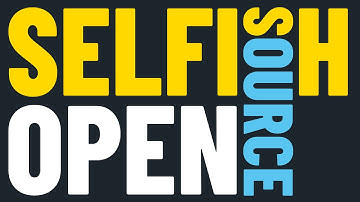 The Dark Side of Open Source: Are We All Just Selfish?