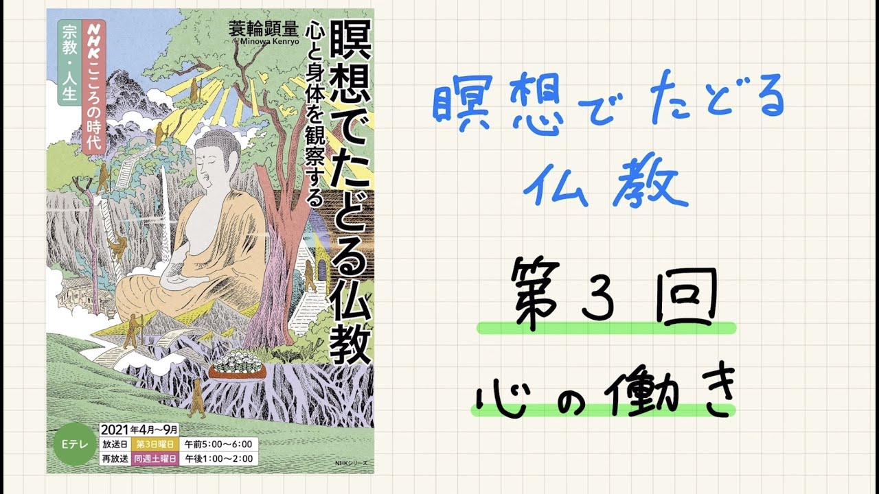 第3回「心の働き」〜瞑想でたどる仏教〜