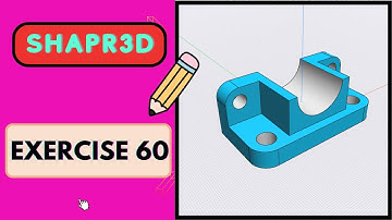 Shapr3d Tutorial for beginners Exercise 60   Using the mirror tool and the rectangle tool