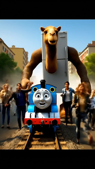 Thomas exe is chased by a strange camel monster#shorts #thomasandfriends #trending#train#song#funny