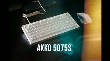 Akko 5075s ASMR unboxing & typing test in 1 min