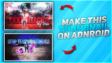 How To Make Thumbnail Like @Vasu777 On Android| Free Fire Gaming Thumbnail kaise Banaye | P.T world