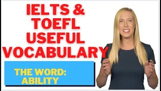 IELTS, 1,000 USEFUL ACADEMIC ENGLISH WORDS: ABILITY screenshot 2