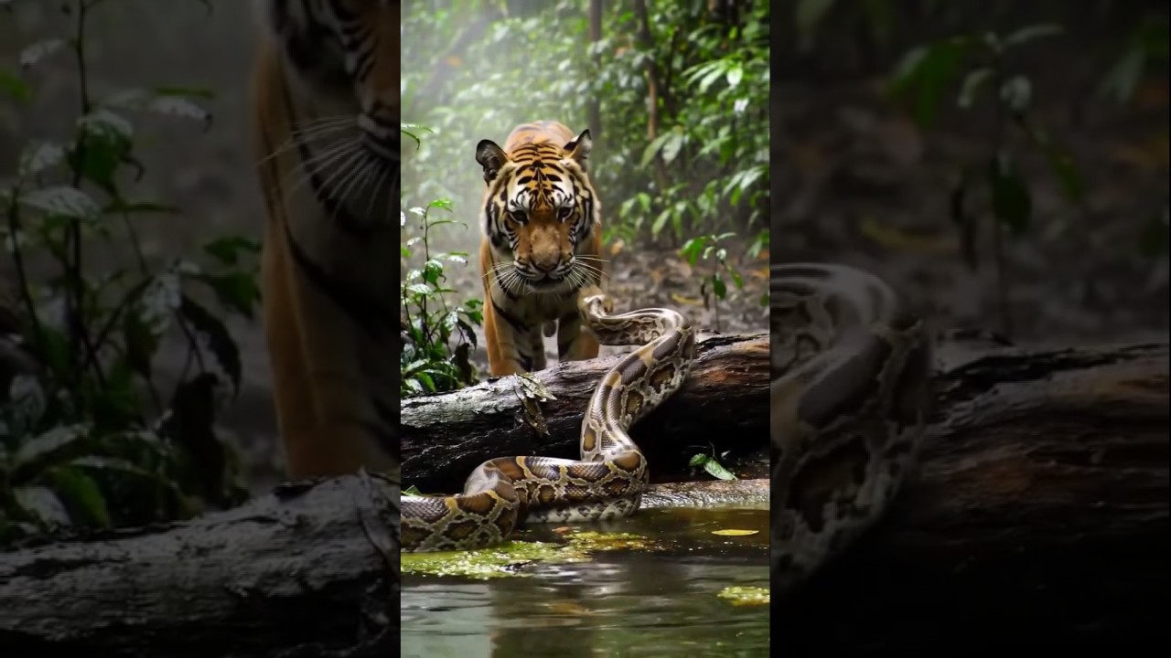 Jungle Battles Get UGLY When Snakes Meet Tigers