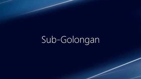 1081 ISX Master Sub Golongan