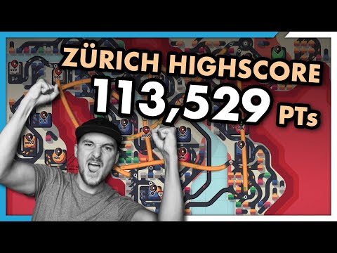 Mini Motorways ZÜRICH HIGHSCORE record (113,529 Points)