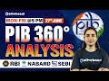 Daily PIB News Analysis | PIB Current Affairs | RBI Grade B 2025 | NABARD Grade A | SEBI Grade A