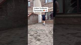 Listen To Bruno Fernandes 🇵🇹⚽️#soccer #firsttouch #individualtraining #midfielder