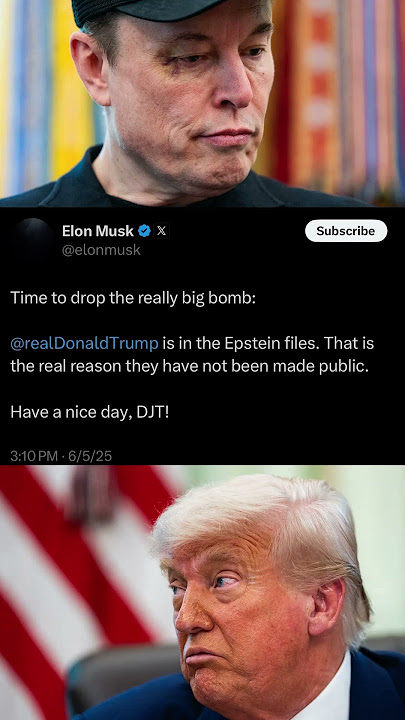 Musk tweets extraordinary claim Trump is in the Epstein Files amid feud