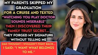My Parents Skipped My Graduation for a Cruise and Texted WATCHING YOU PLAY DOCTOR SOUNDS MISERABLE