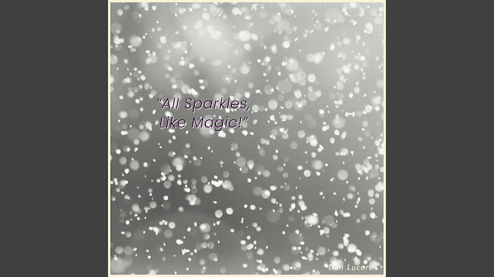 All Sparkles, Like Magic!