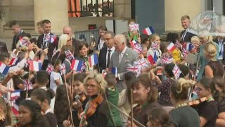 Charles III arrive à l'Hôtel de Ville de Bordeaux | AFP Images