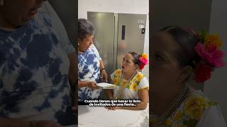 ¿Cuántos y quienes deben asistir a una fiesta importante? #Invitados #Humor #Xchayita #DoñaEnmi