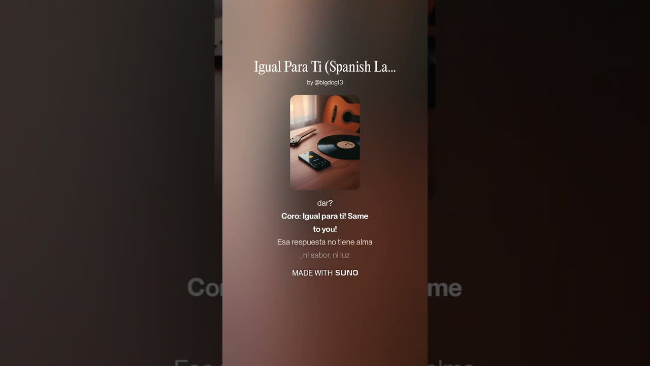 Igual Para Ti (Spanish Latin Pop) (Female) Same To You | Verman Bedessee and BDC A.I.M. Band