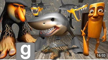 TUNG TUNG SAHUR NEXTBOTS IN PLAYGROUND MOD AND GARRY,S MOD GAMEPLAY