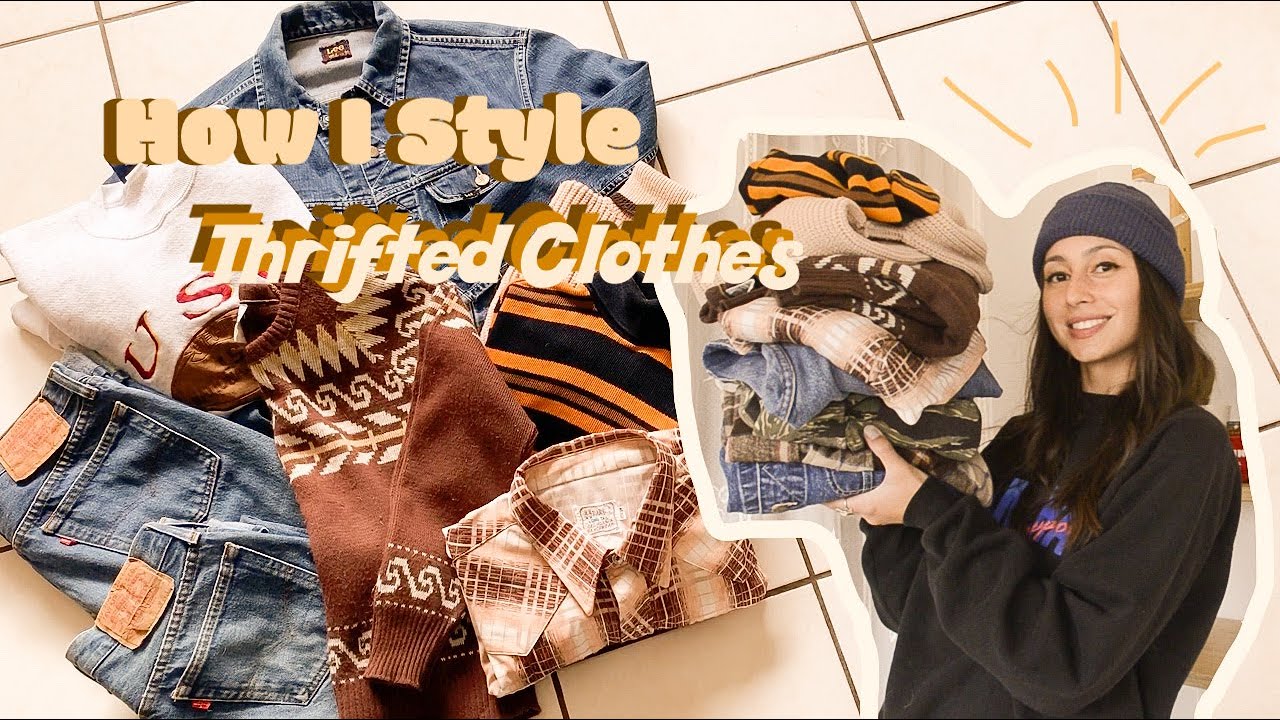 VINTAGE THRIFT HAUL Styling Thrifted Clothes YouTube