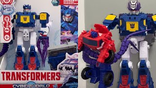 Transformers cyberworld Soundwave review & transformation. Energon surge deep sea explorer figure