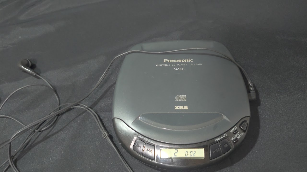 Panasonic ポータブルCDプレイヤー SL-S118Z-H (グレー) Panasonic PORTABLE CD PLAYER SL-S118Z