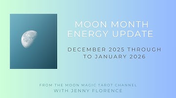 Moon Month Energy Update December into January 2026 🌘🌗🌕🌓🌒This is a BIGGIE