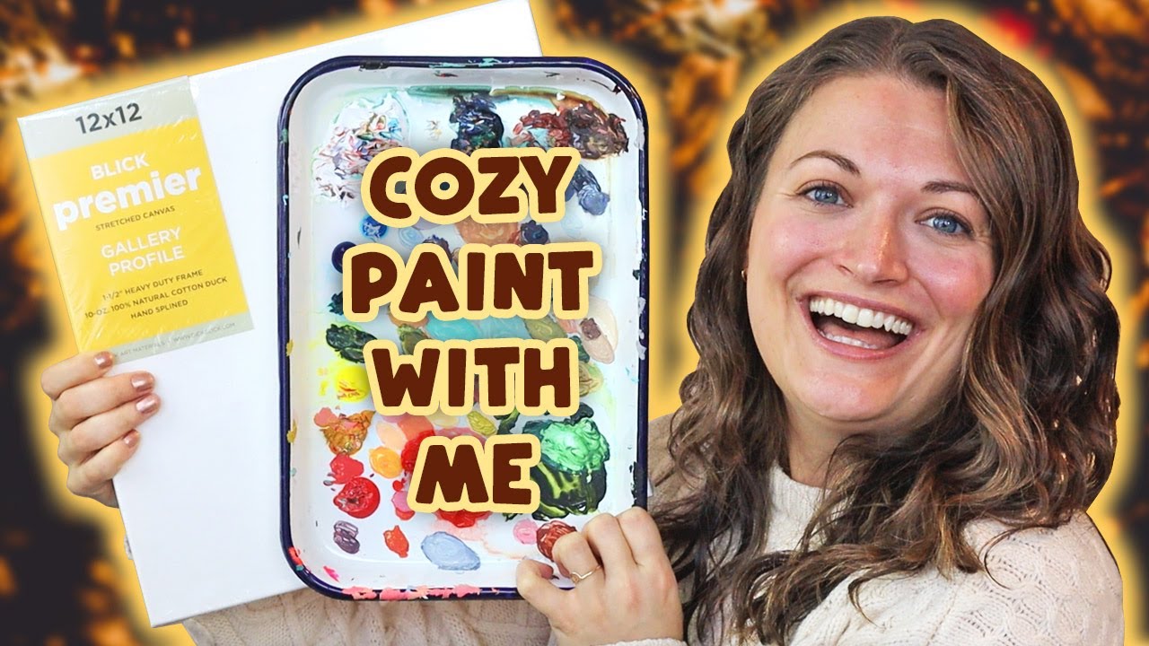 Super Cozy PAINT WITH ME! (also a Q&A) YouTube