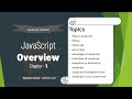 JavaScript - 01 | JavaScript Overview