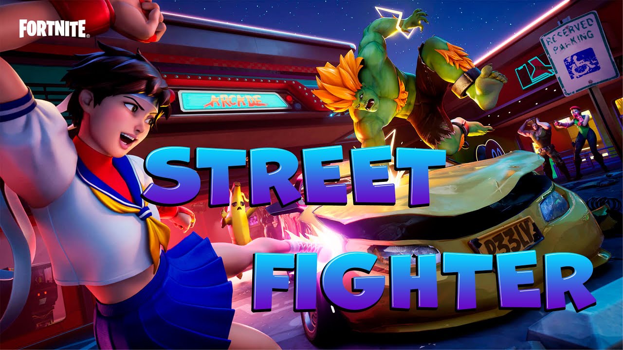 Бланка и Сакура из стрит файтер в фортнайт Геймлей скинов из стрит ...