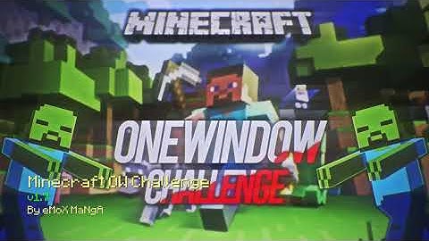 RETO COMPLICADO: MINECRAFT ONE WINDOW CHALLENGE GUN GAME/ GAMEPLAY (1080P)/ COD BLACK OPS 3 ZOMBIES