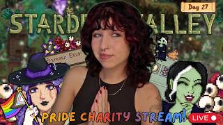 Stardew Valley but make it WLW WITCHCORE (& fundraising for PRIDE!!) - Day 27🔮