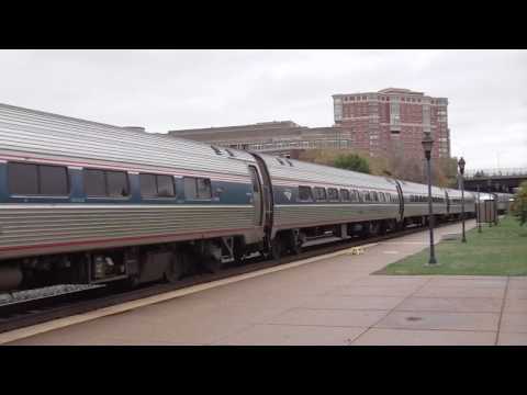 Amtrak Train #20 in Hi Def at Alexandria,VA on 11/...