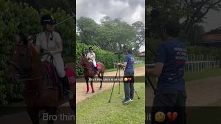 No More Hitting For Now Gng, J Practicing Riding