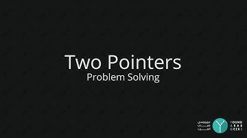 Problem Solving - Two Pointers - YAGs