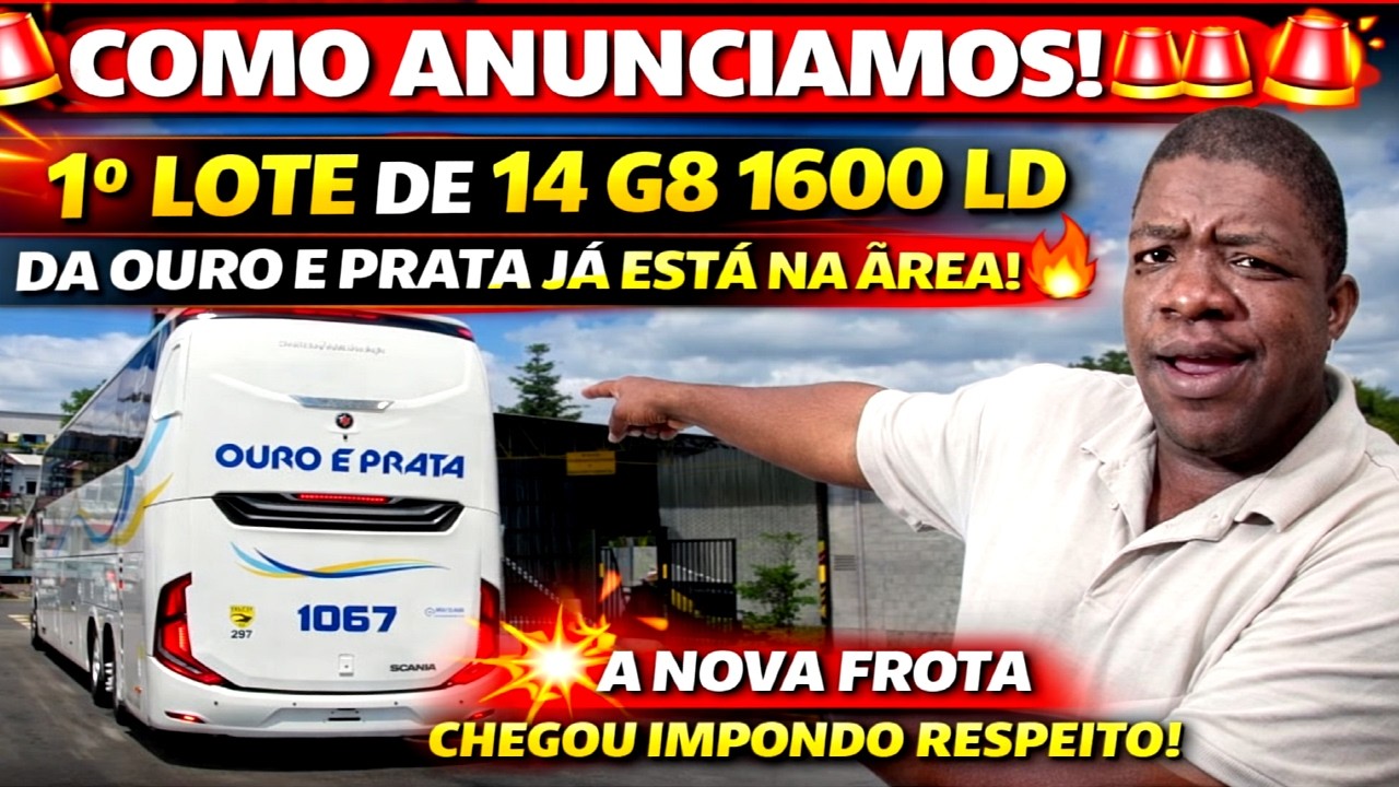 Como Foi Anunciado aqui a Primeira leva de Carros Para a Viação Ouro e Prata