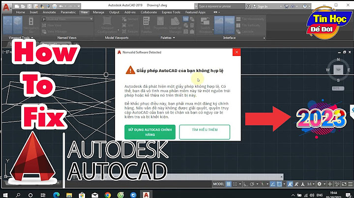 Autocad 2023 phiên bản sinh viên bị lỗi gì năm 2024