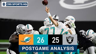 Raiders vs. Dolphins: Ryan Fitzpatrick takes over, stuns Vegas with comeback victory | CBS Sports HQ