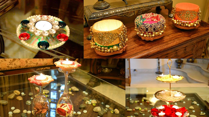 4 Ways To Light Up Your House | DIY Diya Ideas