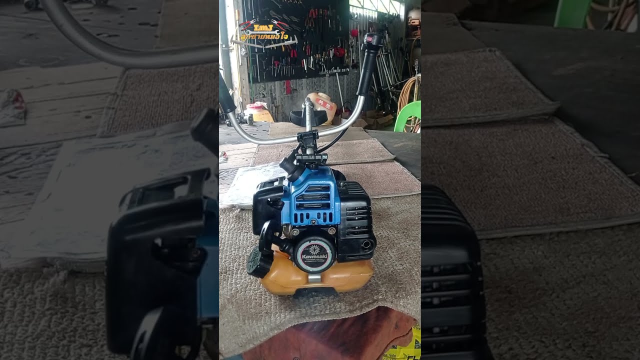 ep.80 (ขายแล้ว)เครื่องตัดหญ้า Kawasaki TG25 ราคา3850บ. สมบูรณ์มาก พร้อมใช้งาน ☎️084-2753998