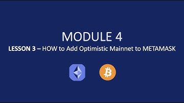 How to ADD the Optimistic Mainnet Network to Metamask