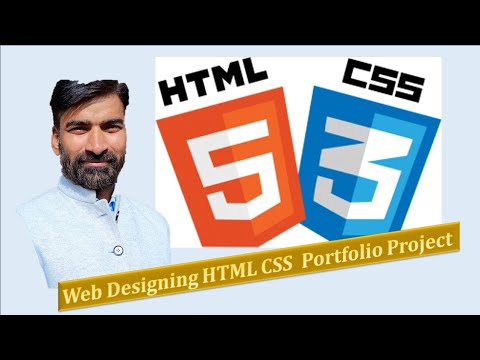 HTML CSS Portfolio Project The Tiger - YouTube