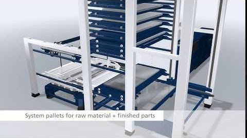 TRUMPF LiftMaster Compact  Automatic Loading and Unloading for Laser Cutting Machines