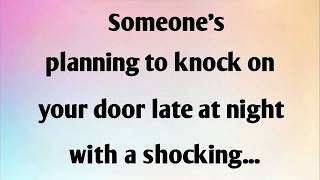 SOMEONE'S PLANNING TO KNOCK ON