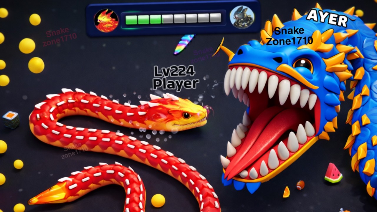 👻Live Snake rush Clash battle 3d Vs 👻Snake clash live | Snake Live games