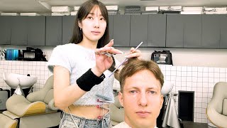💈【ASMR】AMA TOKYO: Become your ideal self with thorough counseling and haircuts #haircut
