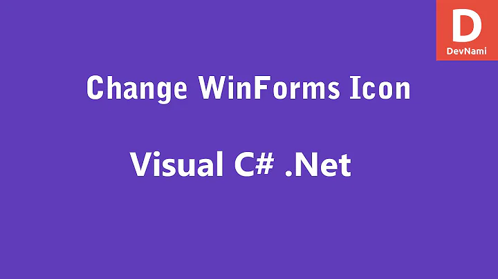 Visual C# Change Windows Form Icon