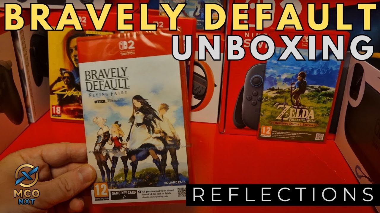 Unboxing Bravely Default for Switch 2 – Why Physical Games Still Matter