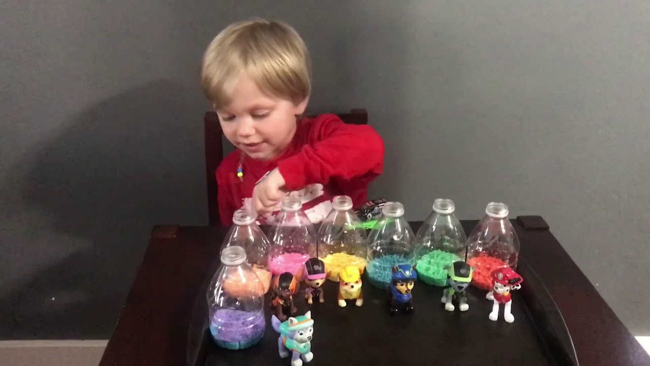 Kid experiment! Toddler activity!! Learn colors! Easy experiment ...