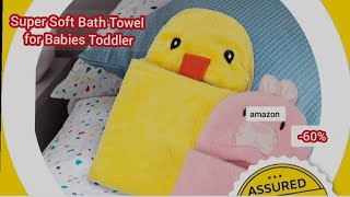 Super Soft Bath Towel for Babies Toddler | cute baby clothes | kidwid's clothing | screenshot 4