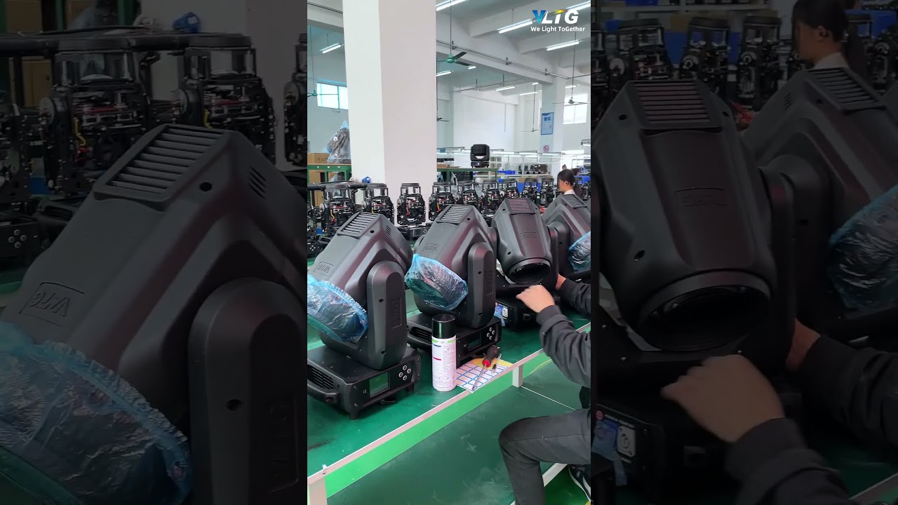 NE380 Moving Head Light: Comprehensive Inspection and Lens Dust Cover Installation