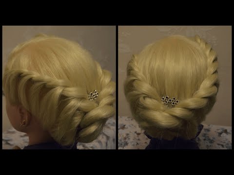 Прическа из жгутов на каждый день! Красиво и легко! Прическа из жгутов на каждый день! Красиво и легко!