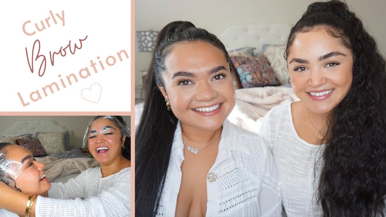 CURLY BROW LAMINATION | DIY At home - LOLO Saunders - YouTube
